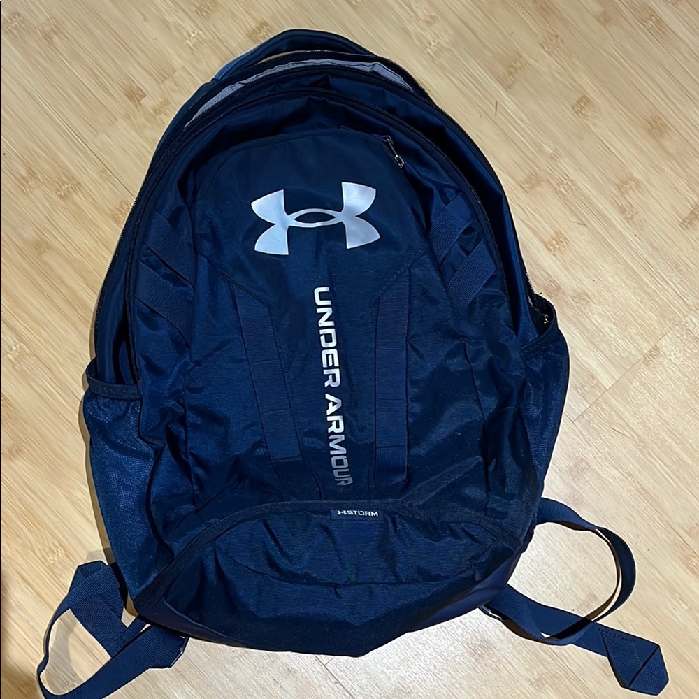 Under Armour Blue Backpack with Durable Fabric and Athletic Design